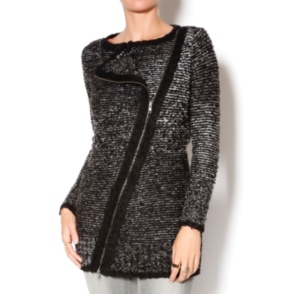 LS Zipper Sweater Jacket